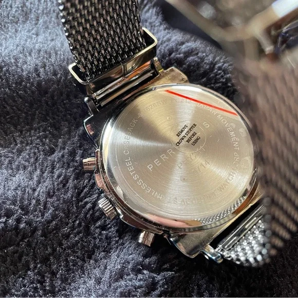 Men’s Perry Ellis Mesh Stainless Steel Watch BRAND NEW - Picture 8 of 8
